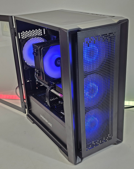 Корпус Powercase ByteFlow Micro Black