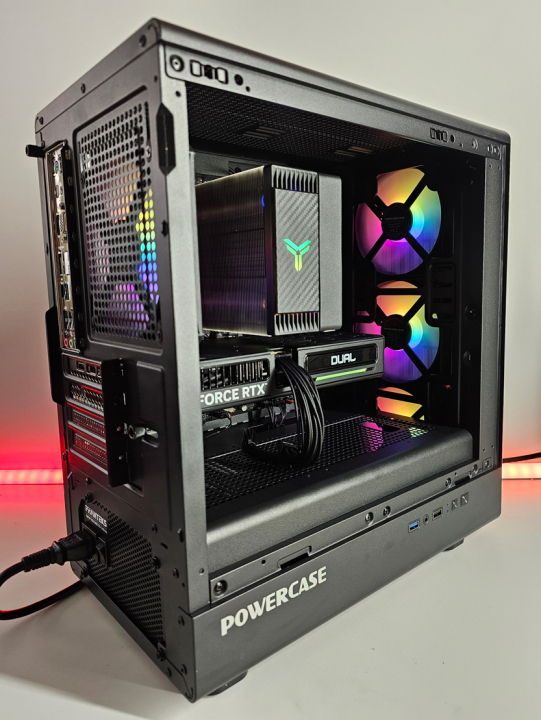 Powercase Mistral Micro C4B ARGB Black