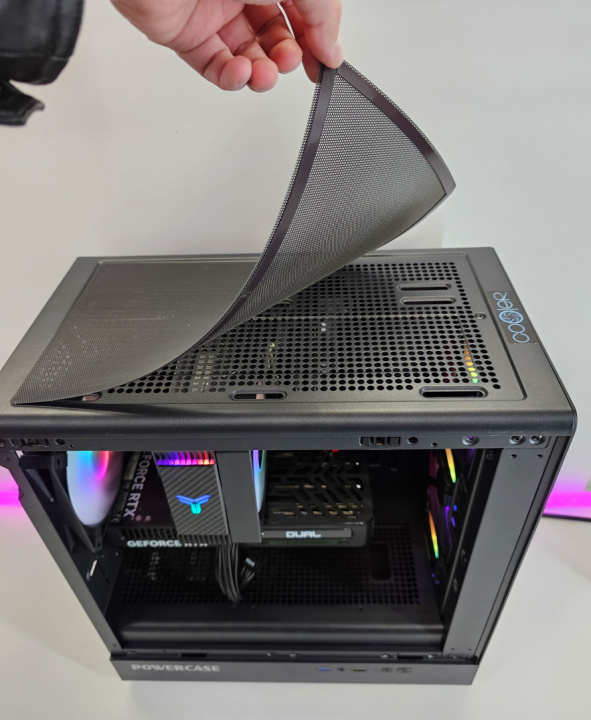 Powercase Mistral Micro C4B ARGB Black