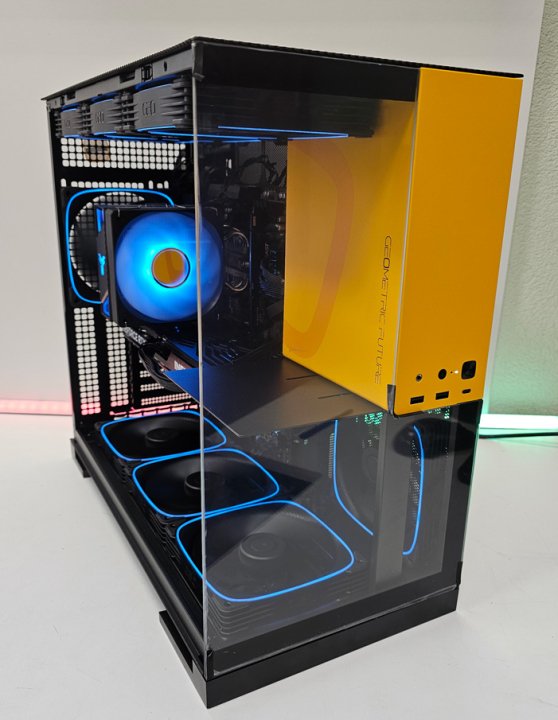Корпус GEOMETRIC FUTURE Model 5 Black Yellow