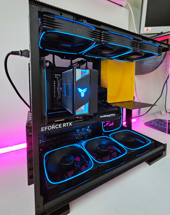 Корпус GEOMETRIC FUTURE Model 5 Black Yellow