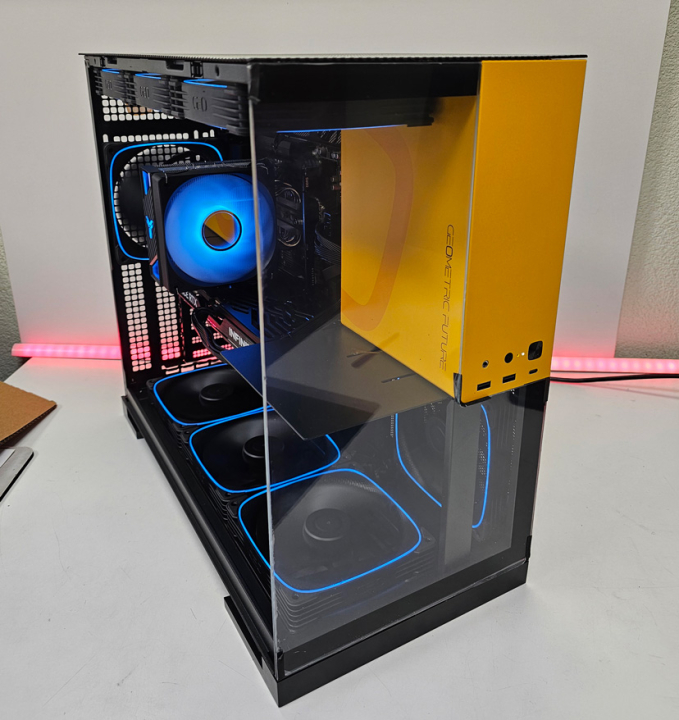 Корпус GEOMETRIC FUTURE Model 5 Black Yellow