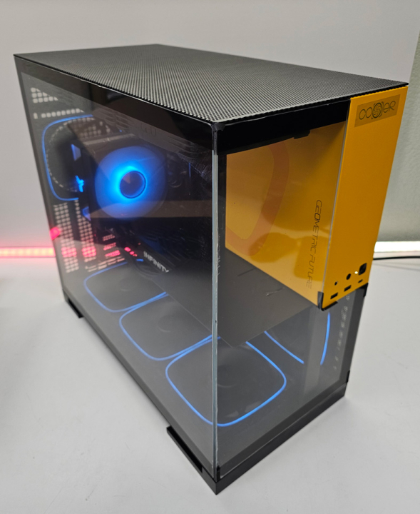 Корпус GEOMETRIC FUTURE Model 5 Black Yellow