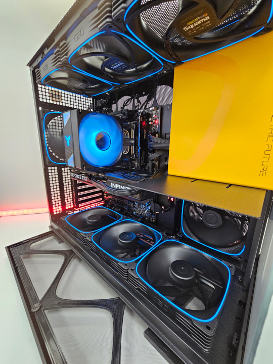 Корпус GEOMETRIC FUTURE Model 5 Black Yellow