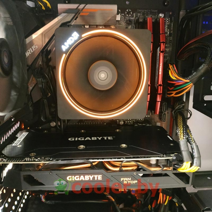 Кулер AMD Wraith Max RGB и Gigabyte RX 590 8Gb DDR5